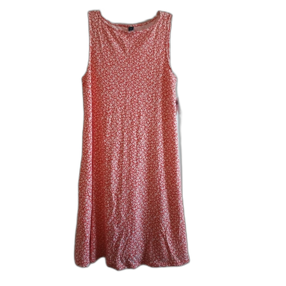 Old Navy Coral Pink Floral Mini Dress